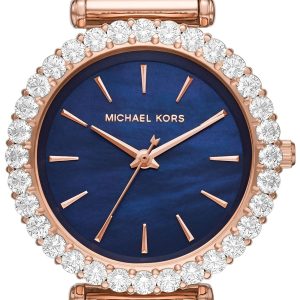 Michael Kors Damklocka MK4630 Darci Blå/Roséguldstonat stål Ø34 mm