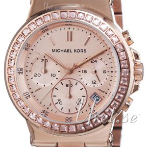 Michael Kors Damklocka MK5586 Roséguldstonad/Roséguldstonat stål