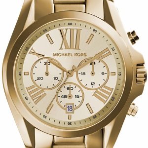 Michael Kors Damklocka MK5605 Bradshaw Guldtonad/Guldtonat stål Ø42