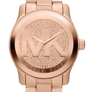 Michael Kors Damklocka MK5661 Runway Roséguldstonad/Roséguldstonat