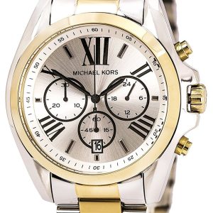 Michael Kors Damklocka MK5855 Silverfärgad/Gulguldtonat stål Ø43 mm