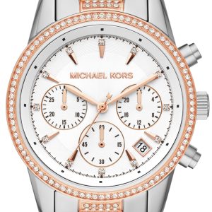 Michael Kors Damklocka MK6651 Ritz Silverfärgad/Roséguldstonat