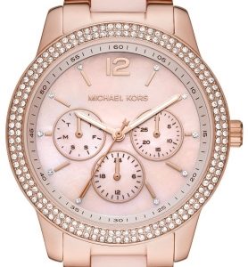 Michael Kors Damklocka MK6928 Tibby Rosa/Roséguldstonat stål Ø40 mm