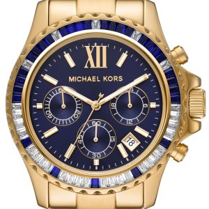 Michael Kors Damklocka MK6971 Everest Blå/Guldtonat stål Ø42 mm