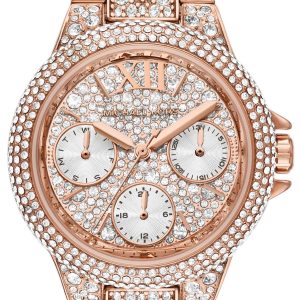 Michael Kors Damklocka MK6997 Camille Vit/Roséguldstonat stål Ø33