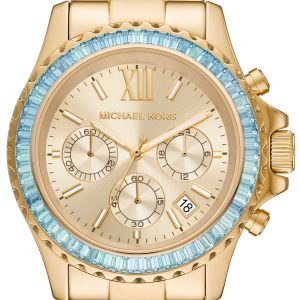 Michael Kors Damklocka MK7210 Everest Guldtonad/Guldtonat stål Ø42