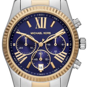 Michael Kors Damklocka MK7218 Lexington Blå/Guldtonat stål Ø38 mm