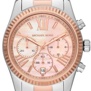 Michael Kors Damklocka MK7219 Lexington Rosa/Roséguldstonat stål