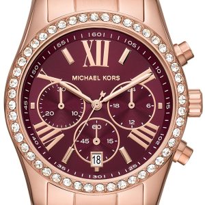 Michael Kors Damklocka MK7275 Lexington Lila/Roséguldstonat stål