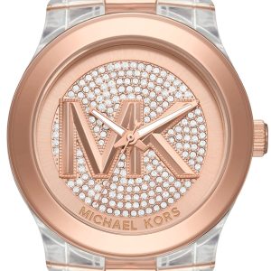 Michael Kors Damklocka MK7355 Runway Roséguldstonat stål Ø38 mm