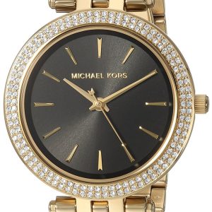 Michael Kors Darci Damklocka MK3738 Svart/Gulguldtonat stål Ø33 mm