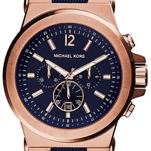 Michael Kors Dylan Herrklocka MK8295 Blå/Gummi Ø48 mm