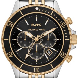 Michael Kors Herrklocka MK8872 Bayville Svart/Guldtonat stål Ø44 mm