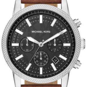 Michael Kors Herrklocka MK8955 Hutton VALUE_INKNOWN Svart/Läder Ø43