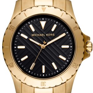 Michael Kors Herrklocka MK9078 Everest Svart/Guldtonat stål Ø40 mm