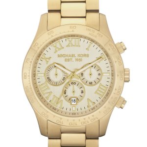 Michael Kors Layton Herrklocka MK8214 Champagnefärgad/Gulguldtonat