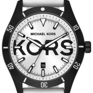 Michael Kors Layton Herrklocka MK8893 Vit/Gummi Ø44 mm