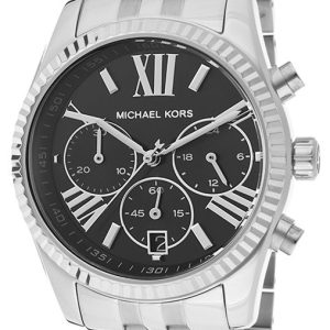 Michael Kors Lexington Damklocka MK5708 Svart/Stål Ø38 mm