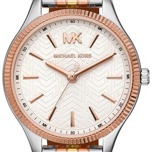 Michael Kors Lexington Damklocka MK6642 Vit/Gulguldtonat stål Ø36 mm