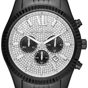 Michael Kors Lexington Herrklocka MK8605 Kristallinfattad/Stål Ø45