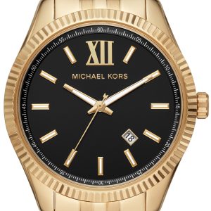 Michael Kors Lexington Herrklocka MK8751 Svart/Guldtonat stål Ø42 mm