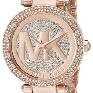 Michael Kors Parker Damklocka MK6176 Roséguldstonad/Roséguldstonat