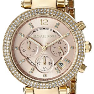 Michael Kors Parker Damklocka MK6326 Roséguldstonad/Gulguldtonat