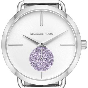 Michael Kors Portia Damklocka MK3842 Vit/Stål Ø37 mm