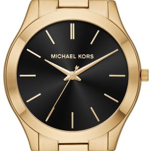 Michael Kors Slim Runway Herrklocka MK8621 Svart/Guldtonat stål Ø44