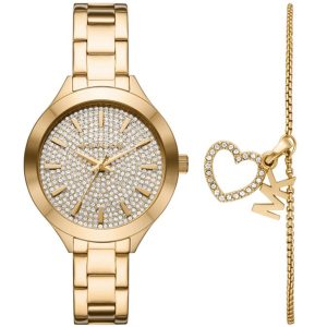 Michael Kors Slim Runway Set MK1046 - Dam - 38 mm - Analogt - Quartz - Mineralglas