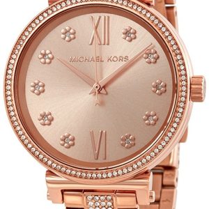 Michael Kors Sofie Damklocka MK3882 Roséguldstonad/Roséguldstonat