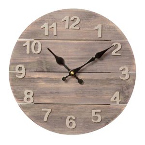 Nedis Wooden Väggklocka CLWA002WD30 - Unisex - 30 cm - Quartz