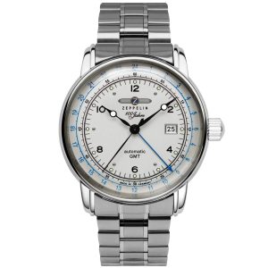 Zeppelin 100 Year Automatic GMT 8666MB1 - Herr - 42 mm - Analogt - Automatiskt - Mineralglas