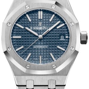 Audemars Piguet Damklocka 15450ST.OO.1256ST.03 Royal Oak Blå/Stål