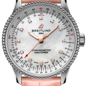 Breitling Damklocka A17395211A1P3 Navitimer Automatic 35