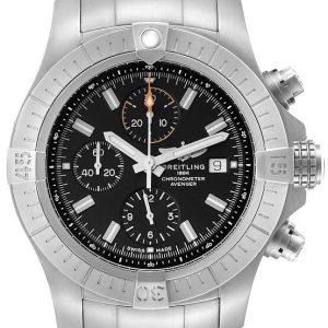 Breitling Herrklocka A13317101B1A1 Avenger Chronograph 45 Svart/Stål