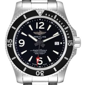 Breitling Herrklocka A17367D71B1A1 Superocean 44 Svart/Stål ⌀44 mm