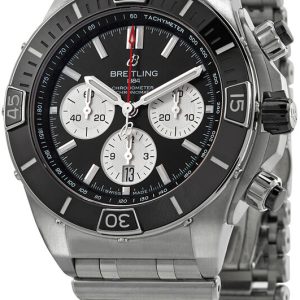 Breitling Herrklocka AB0136251B1A1 Super Chronomat B01 44 Svart/Stål