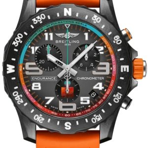 Breitling Herrklocka X823101A1M1S1 Professional Endurance Svart/Gummi