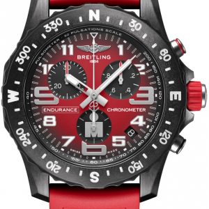 Breitling Herrklocka X823109A1K1S1 Professional Endurance Röd/Gummi