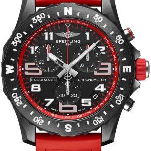 Breitling Herrklocka X82310D91B1S1 Professional Endurance Svart/Gummi