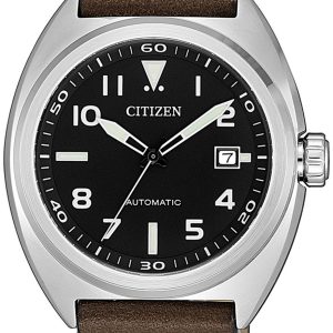 Citizen 99999 Herrklocka NJ0100-11E Svart/Läder Ø42 mm