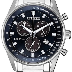 Citizen Chrono Herrklocka AT2390-82L Blå/Stål Ø40 mm