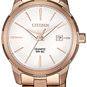 Citizen Damklocka EU6073-53A Elegance Vit/Roséguldstonat stål Ø28