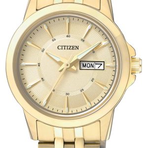 Citizen Dress Damklocka EQ0603-59P Gulguldstonad/Gulguldtonat stål