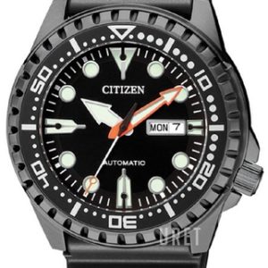 Citizen Herrklocka NH8385-11EE Svart/Gummi Ø46 mm