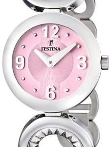 Festina Damklocka F16546-2 Rosa/Stål Ø23 mm