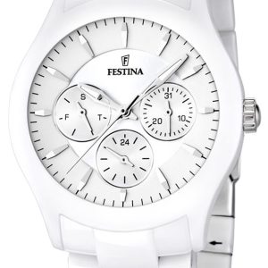 Festina Damklocka F16639-1 Sport Vit/Keramik Ø40 mm