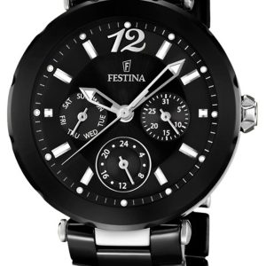 Festina Damklocka F16641-2 Sport Svart/Keramik Ø38 mm