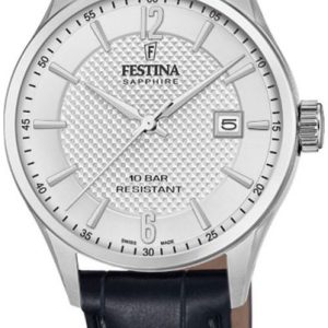 Festina Damklocka F20009-1 Silverfärgad/Läder Ø29 mm